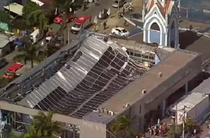  Derrumbe en santuario de Recife, Brasil deja dos muertos y varios heridos.