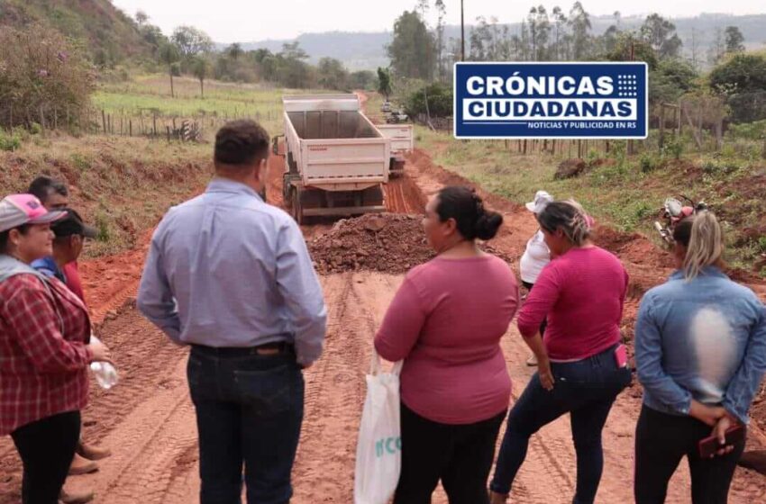  Mejoramiento de caminos vecinales en la Colonia Maria Auxiliadora de Cerro Corá.