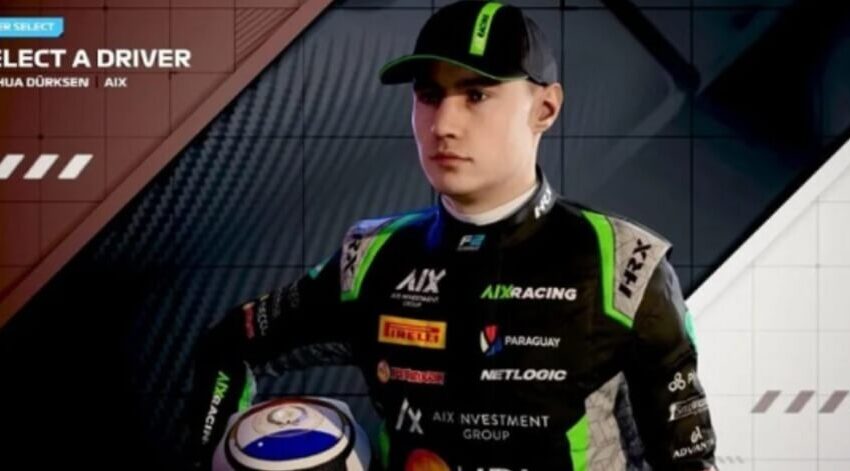  Joshua Duerksen y Paraguay llegan al videojuego de F1