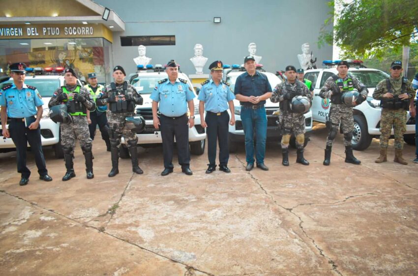  Nuevas patrulleras y el Grupo Lince refuerzan seguridad en Amambay