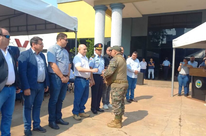  Refuerzan la Seguridad en Amambay con la Entrega de Nuevas Patrulleras y la Incorporación del Grupo Lince