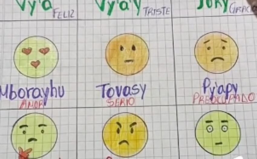  Profe enseña guaraní usando emojis y es viral