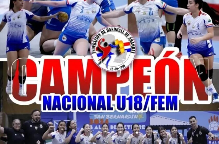  Amambay campeón nacional en handball femenino U18