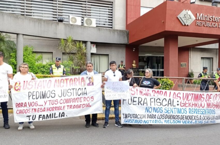  Familiares de fallecidos por fuga de amoníaco en Ochsi se movilizan para pedir justicia