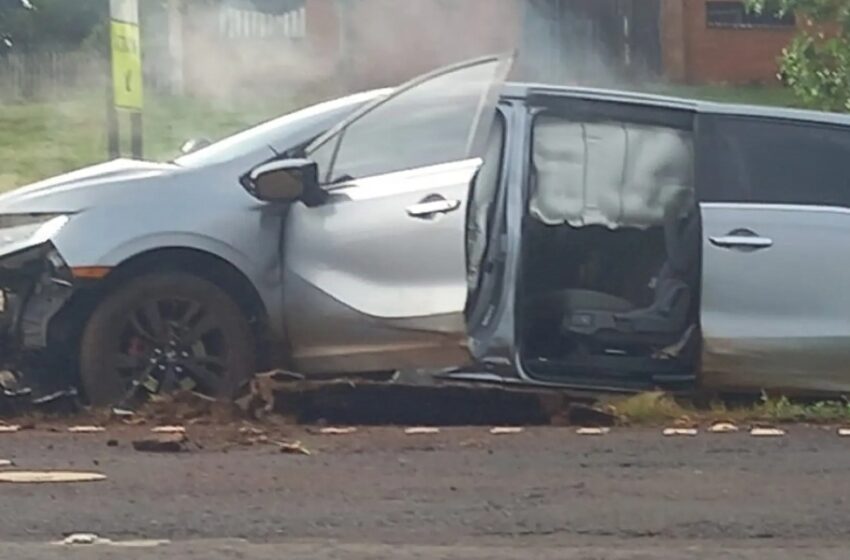  Madre e hijo mueren atropellados por un automóvil frente a una escuela en Caaguazú