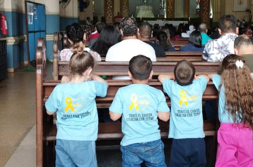  Peques vencieron al cáncer y le dieron gracias a la Virgen de Caacupé