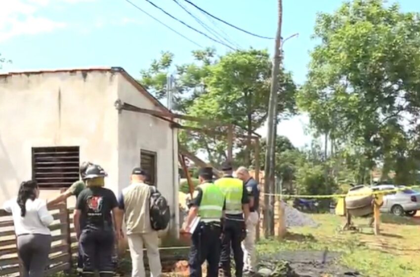  Madre e hijos caen a un pozo ciego y uno de los niños fallece en Capiatá