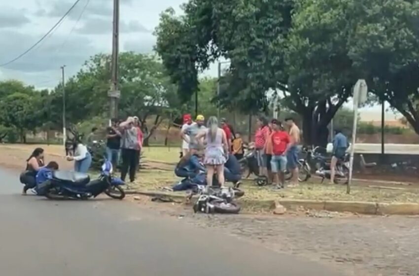  PJC: Motociclistas quedan con lesiones tras choque en barrio Obrero