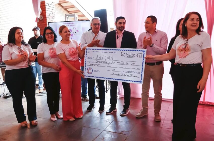  Ligas Universitarias de la UCP entregan importantes donaciones a AACCMA