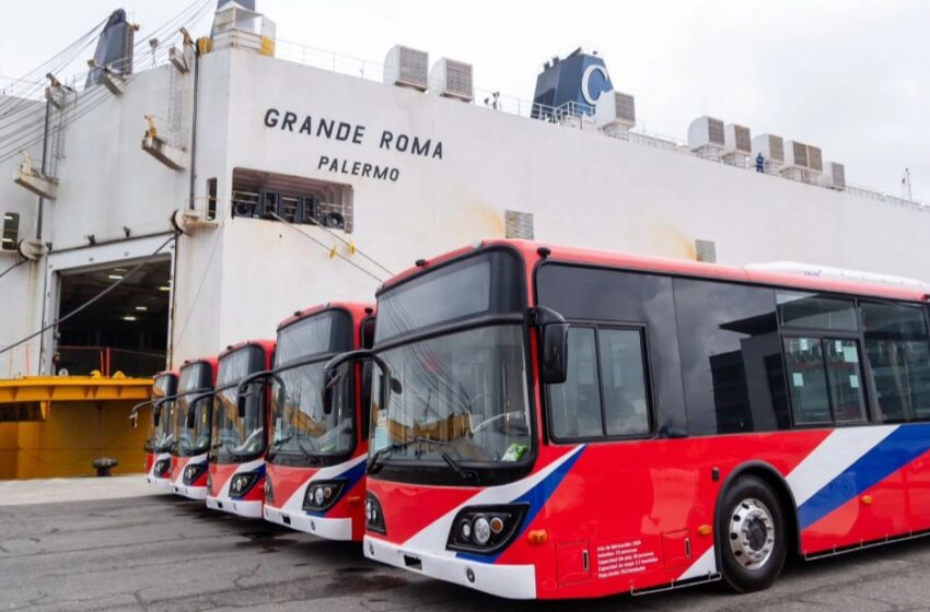  Reforma del transporte público: Los primeros buses eléctricos están camino a Paraguay