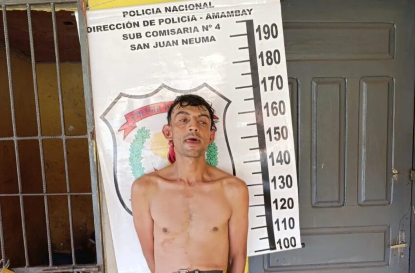  Hombre adicto provoca disturbio y amenazó con quitarse la vida en San Juan Neuman