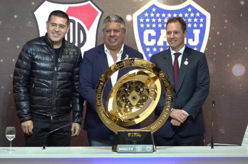  El trofeo del Mundial de Clubes llega a la Argentina