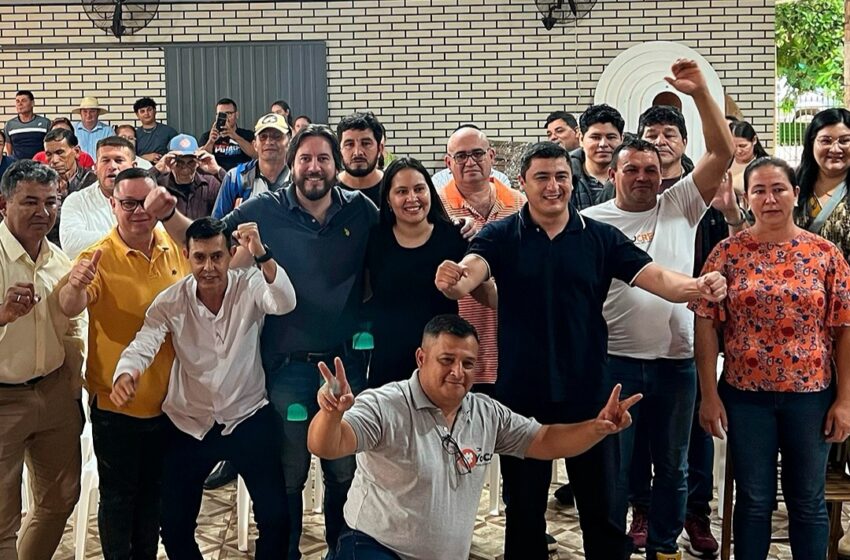  Rubén Velázquez fortalece bases políticas en Santa Rosa del Aguaray rumbo a las elecciones 2026