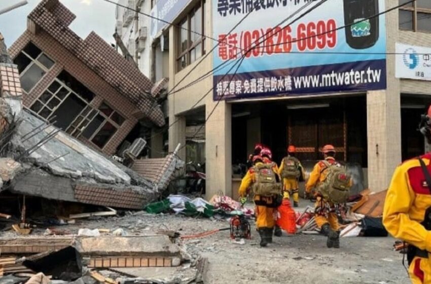  Un seísmo de magnitud 5,9 sacude el este de Taiwán sin causar daños de gravedad