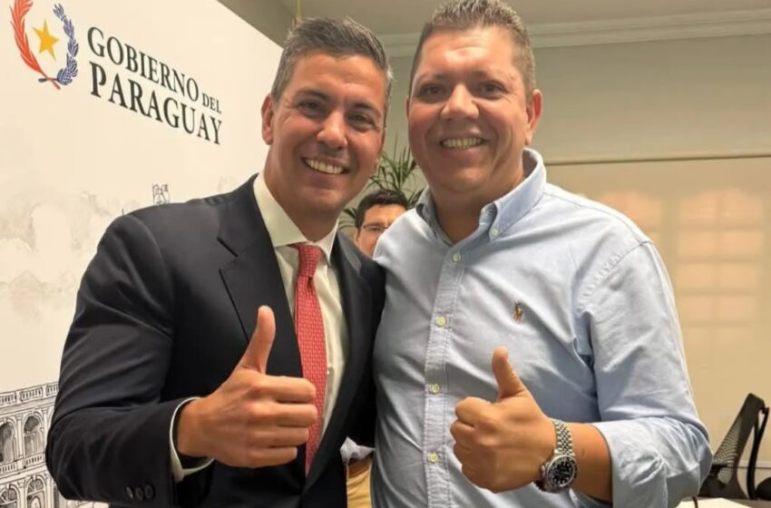  Gobernador de Amambay acompañará al presidente Santiago Peña en visita oficial a la India