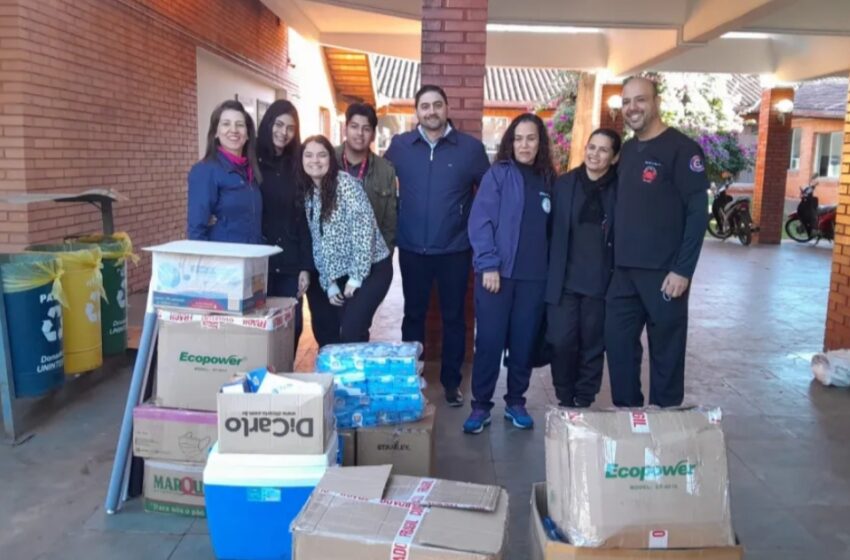  Estudiantes de la UCP donan insumos al área oncológica del Hospital Regional de PJC