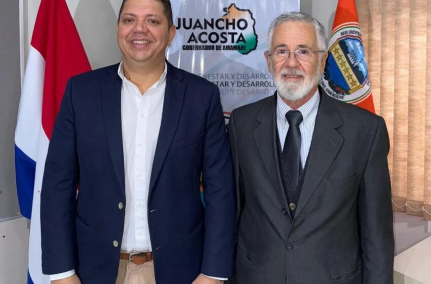  Gobernador de Amambay se reúne con Embajador de Brasil para fortalecer lazos bilaterales