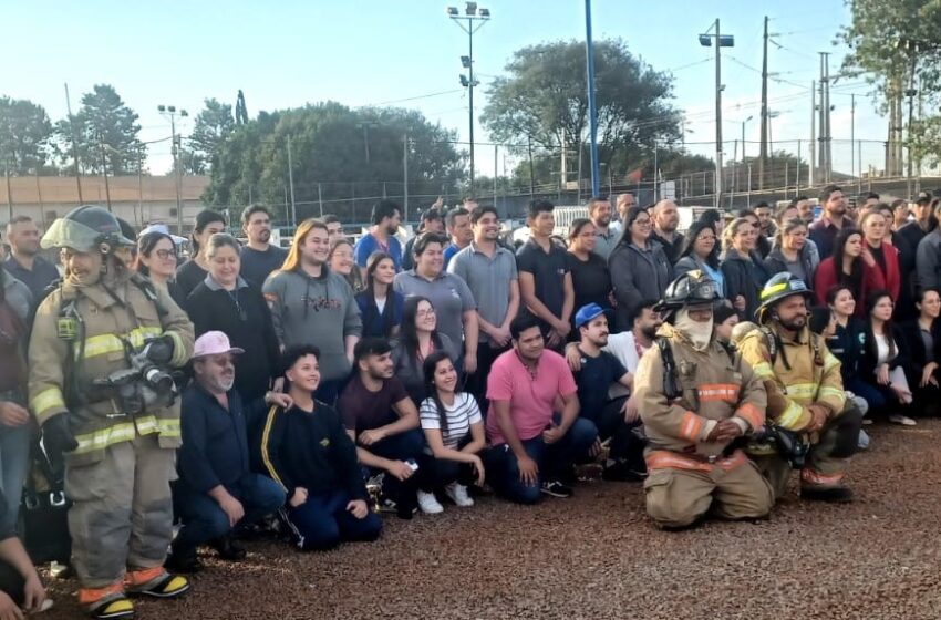  Simulacro de Incendio en la Universidad Central del Paraguay filial PJC 