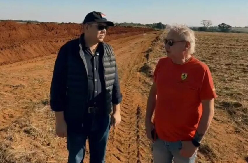  Gobernador verificó el inicio de obras en la Ruta Niños Mártires de Acosta Ñu en Zanja Pytã