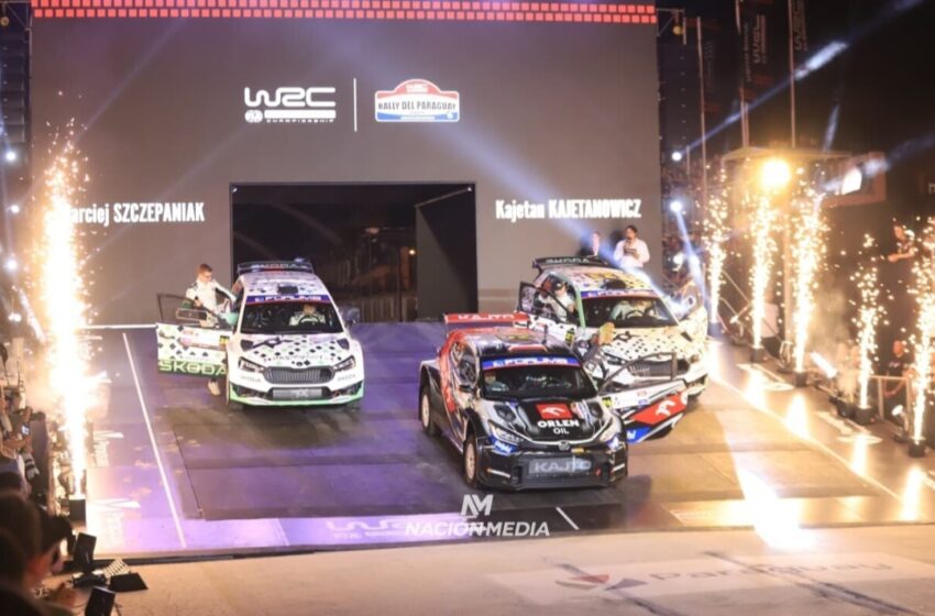  Rally del Paraguay: la largada simbólica brilla ante los ojos del mundo