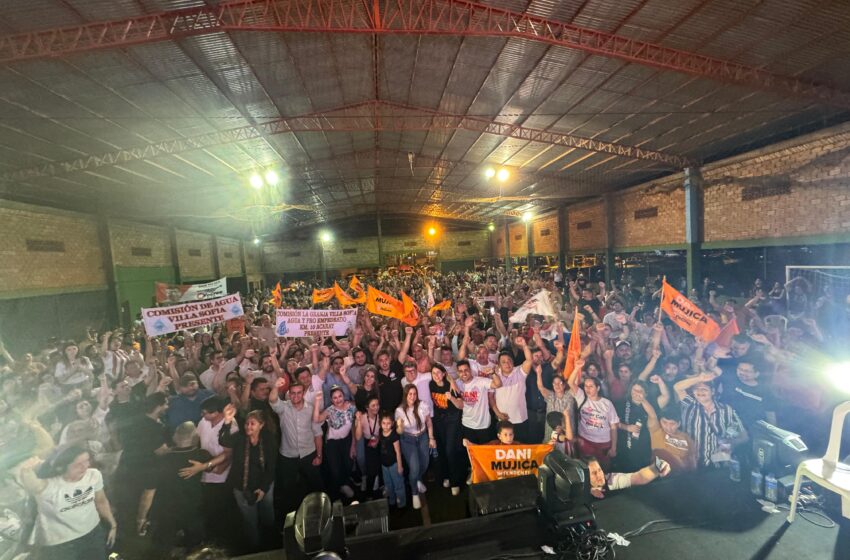  Multitudinario acto político en el Km 10 Acaray impulsa candidatura de Dani Mujica a la Intendencia de CDE