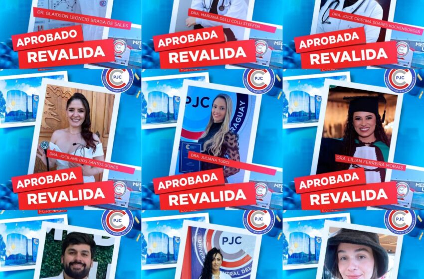  Grupo de médicos formados en la UCP de Pedro Juan Caballero aprueba el examen Revalida Brasil