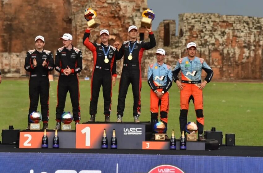 Sébastien Ogier, flamante ganador del WRC Rally del Paraguay 2025