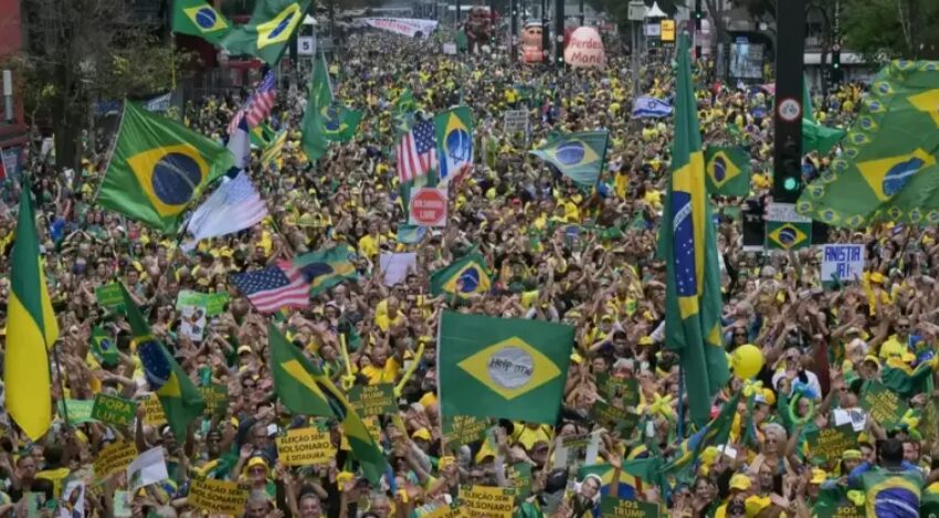  Brasil: masivas protestas en defensa de Bolsonaro