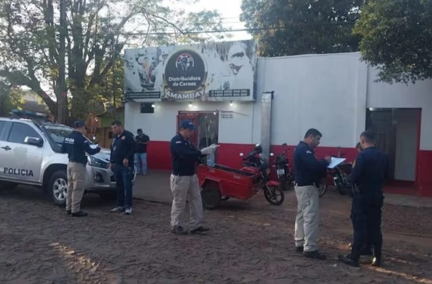  Carniceros de Pedro Juan Caballero rechazan amenazas y se solidarizan con comerciante