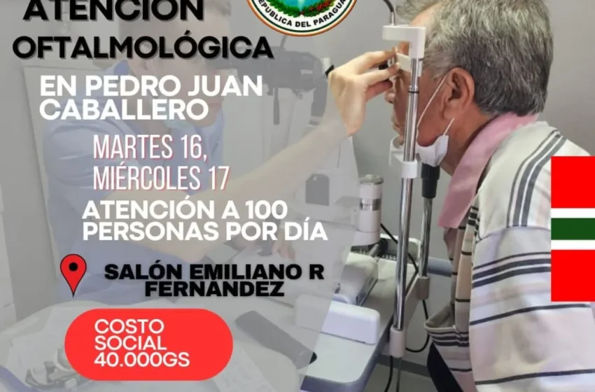  Demanda masiva por consultas visuales en Pedro Juan Caballero