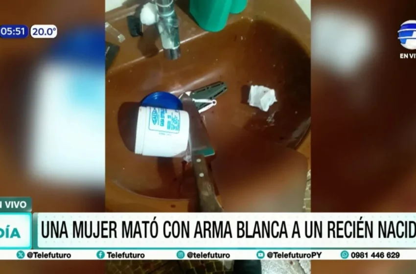  Tragedia en Ñemby: Recién nacido fallece tras ser atacado presuntamente por su madre