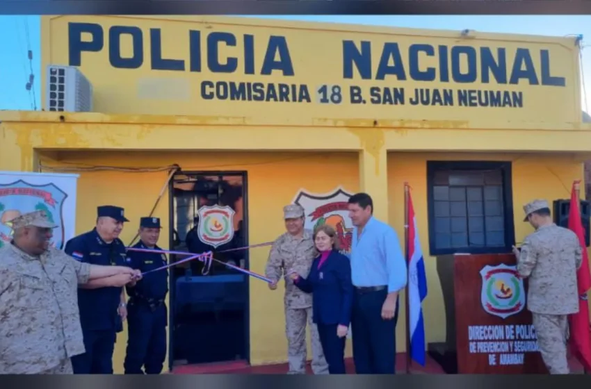  Subcomisaría N° 4 del barrio San Juan Neuman de PJC es elevada a Comisaría N° 18