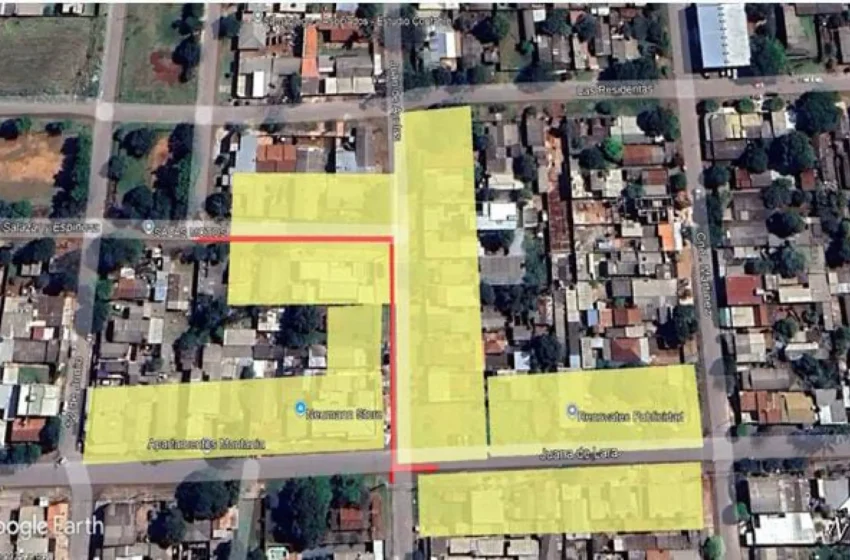  ANDE anuncia nuevo corte programado para el barrio San Gerardo de PJC