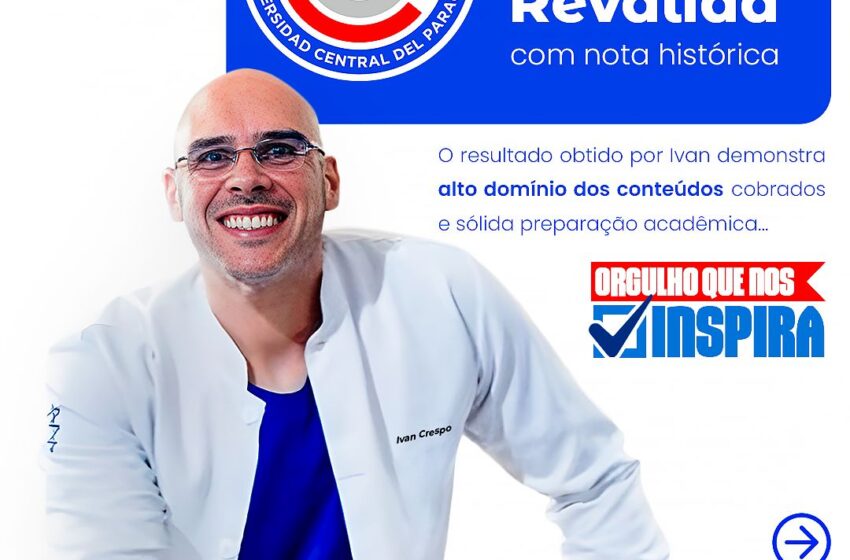  Médico formado en la UCP obtiene 94 puntos en el examen Revalida y lleva a la universidad a la cima de la medicina internacional