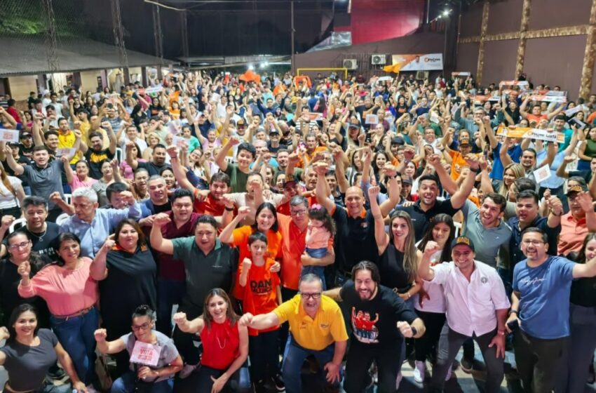  Multitudinario respaldo a Dani Mujica en Ciudad del Este con presencia de líderes nacionales