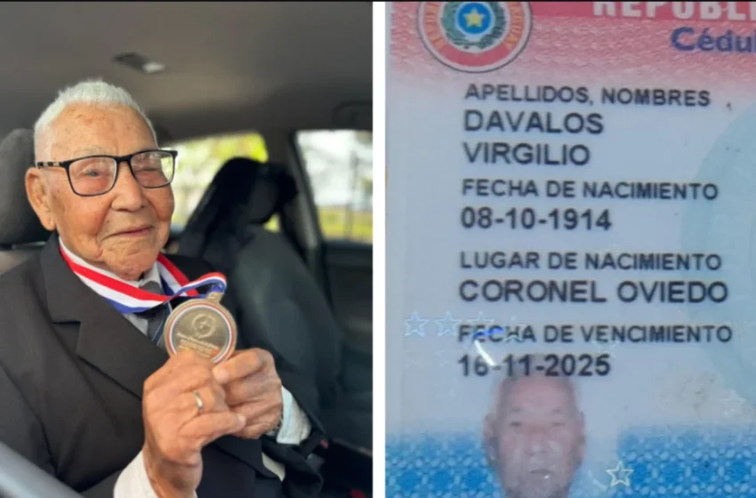  Don Virgilio, el chakore más longevo, ¡cumplió 111 años de vida!