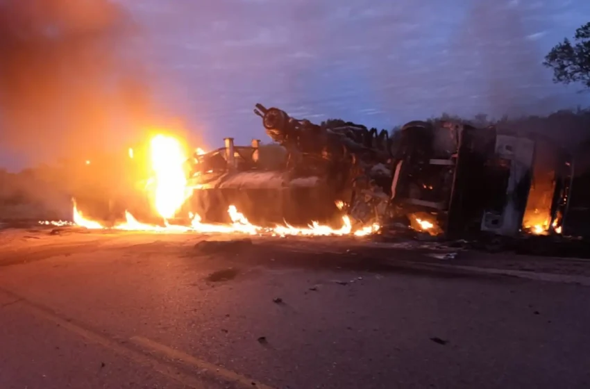  No pudo sacarse el cinturón y murió calcinado