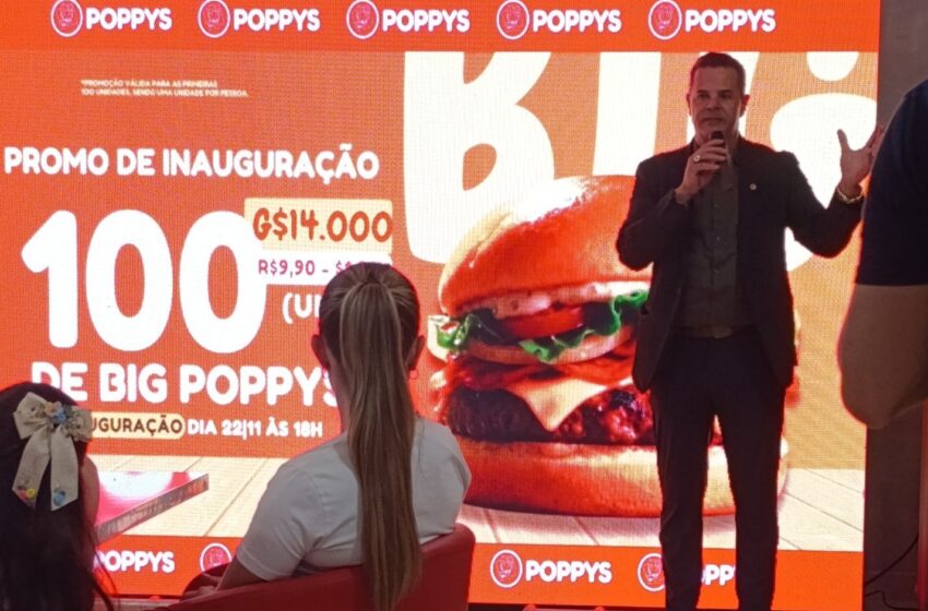  Poppys inaugura su primer local en Pedro Juan Caballero de la mano del empresario brasileño Paulo César Ferreira