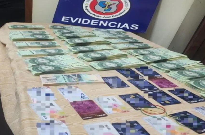  Fiscal revela incautación de más de G. 250 millones en allanamiento por usura en PJC