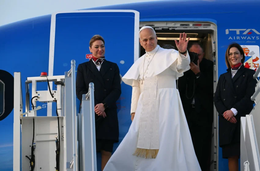  El papa León XIV inicia su primer viaje al extranjero con una visita a Turquía
