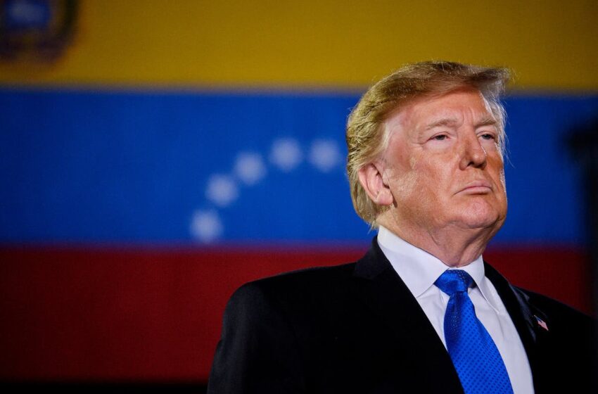  Trump afirma que operaciones contra narcotraficantes venezolanos comenzarán “muy pronto” por tierra