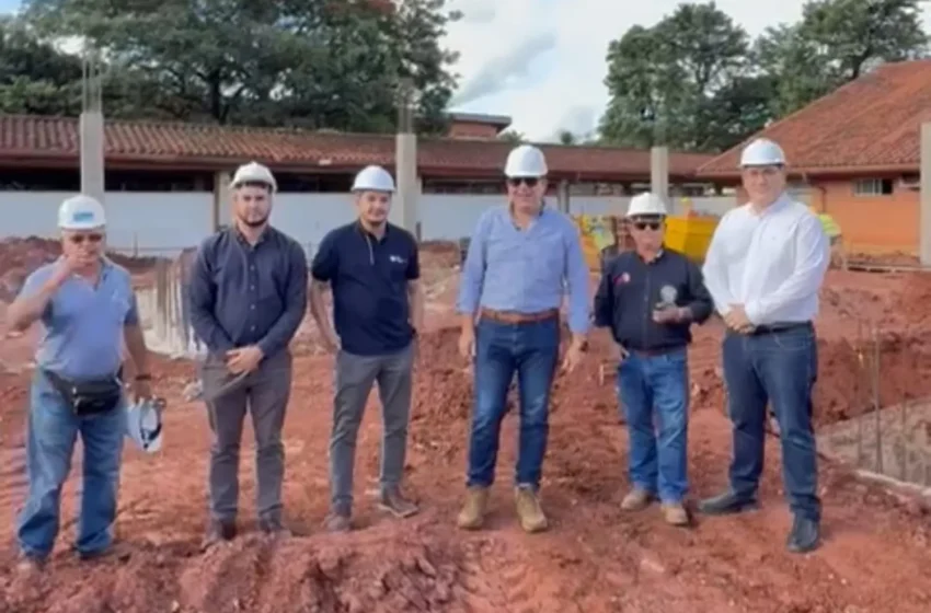  Gobernador verifica avance de las obras del histórico pabellón quirúrgico en Pedro Juan Caballero