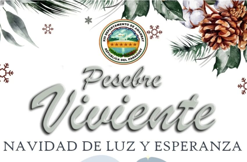  Se viene la segunda edición del pesebre viviente “Navidad Luz de Esperanza” en la Gobernación de Amambay