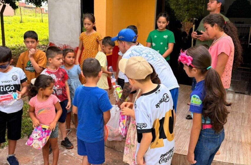  El golazo benéfico de “Segovinha” en Caaguazú