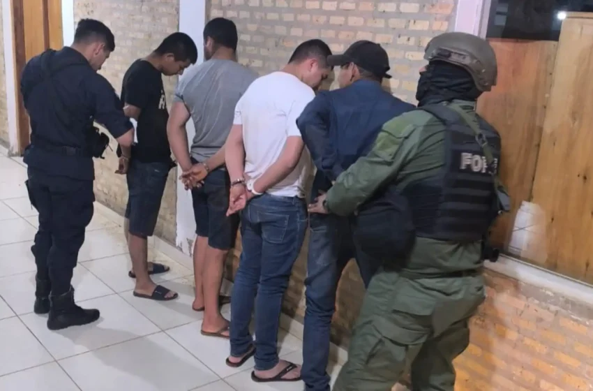  Cuatro hombres son detenidos en Concepción, entre ellos un supuesto peligroso homicida