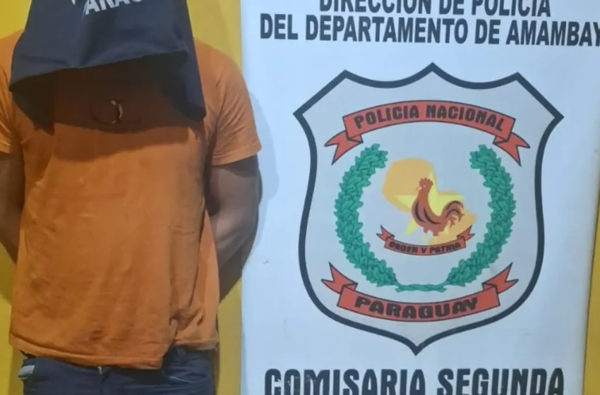  Joven es detenido tras vender televisor de sus padres para comprar drogas