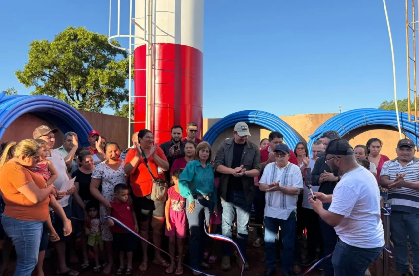  Gobernador inaugura sistema de provisión de agua potable en la fracción Frontera Verde de PJC