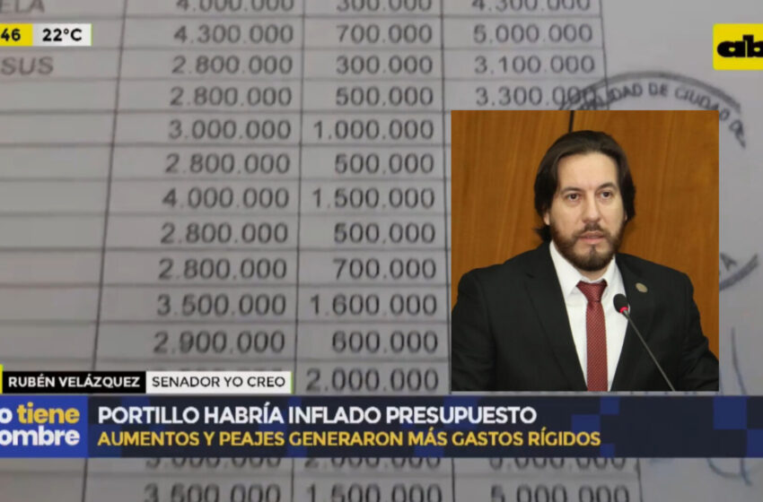  CDE: Aumentos salariales y contratos inflaron el presupuesto municipal durante el interinato de María Portillo, denunció el senador Rubén Velázquez