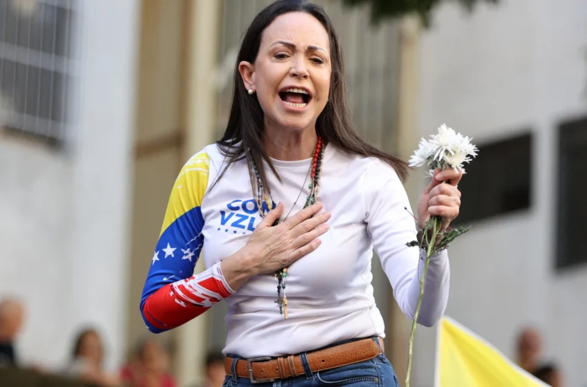  Machado afirma que su coalición está lista y dispuesta para liderar Venezuela