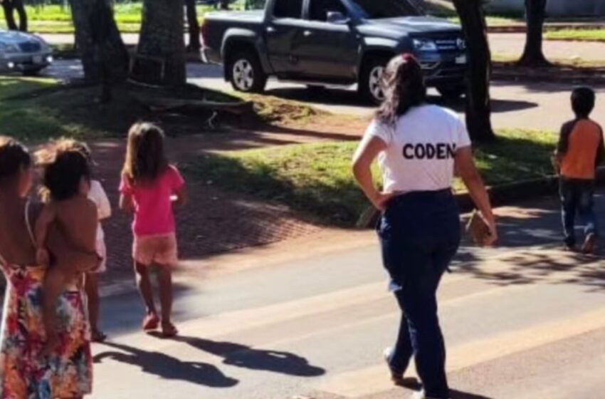  PJC: CODENI y policía ejecutan operativo contra la explotación infantil en semáforos